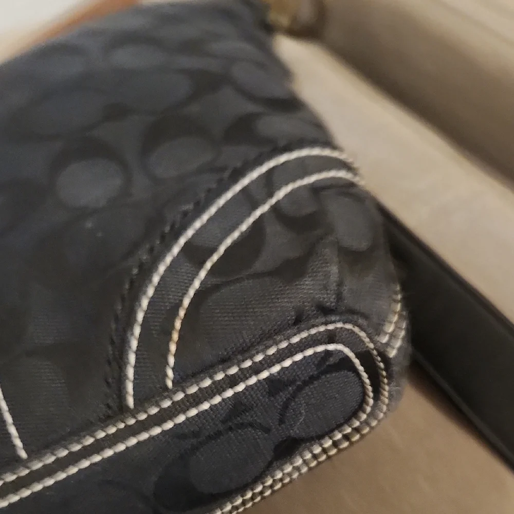 Coach Signature Canvas/Leather Crossbody
